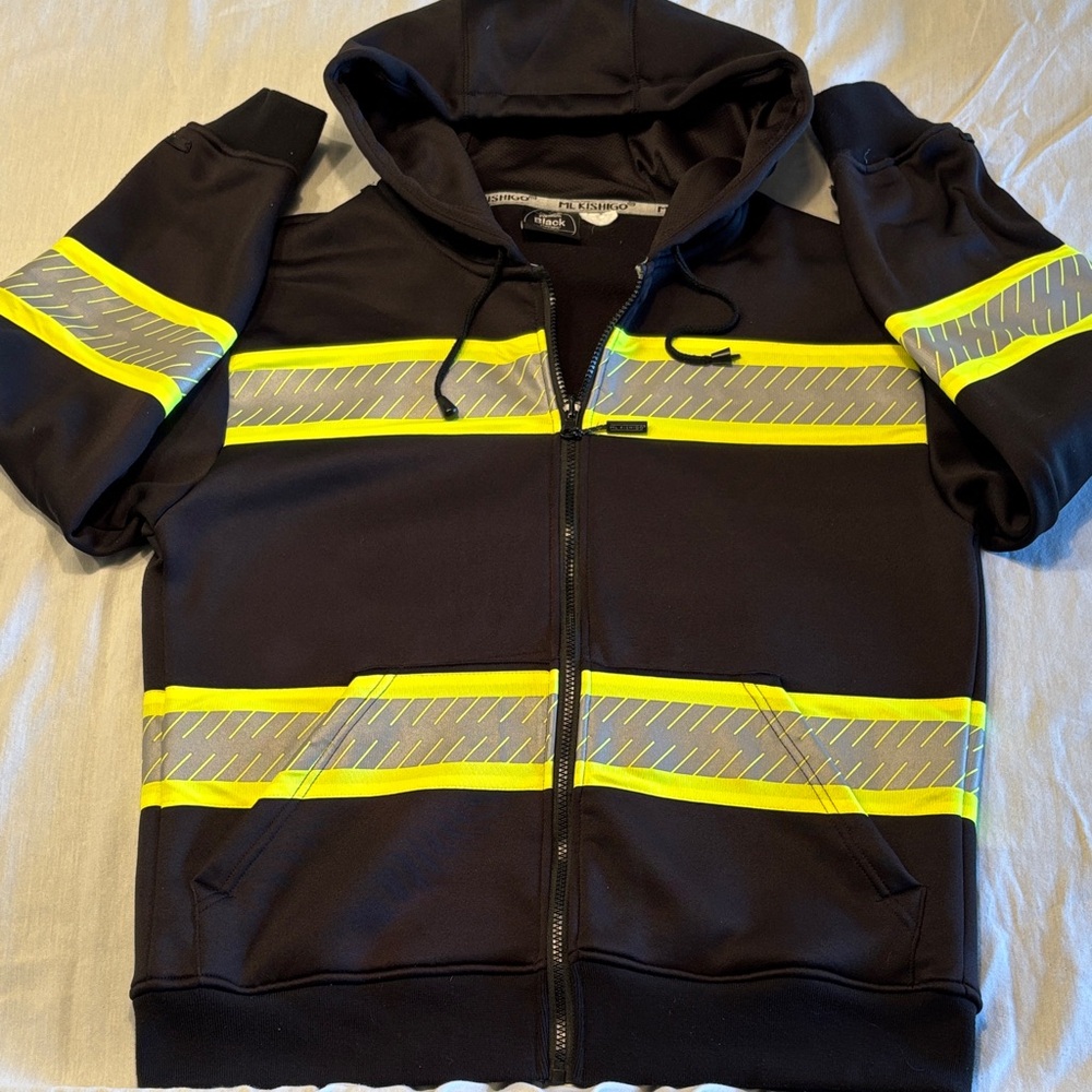 ML Kishigo B310 Enhanced Visability Heavyweight Hoodie , M ( see pics ) , $25